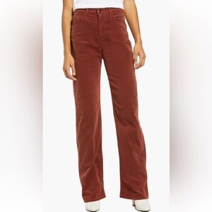 Mavi Victoria High-Rise Wide-Leg Pants in Brown